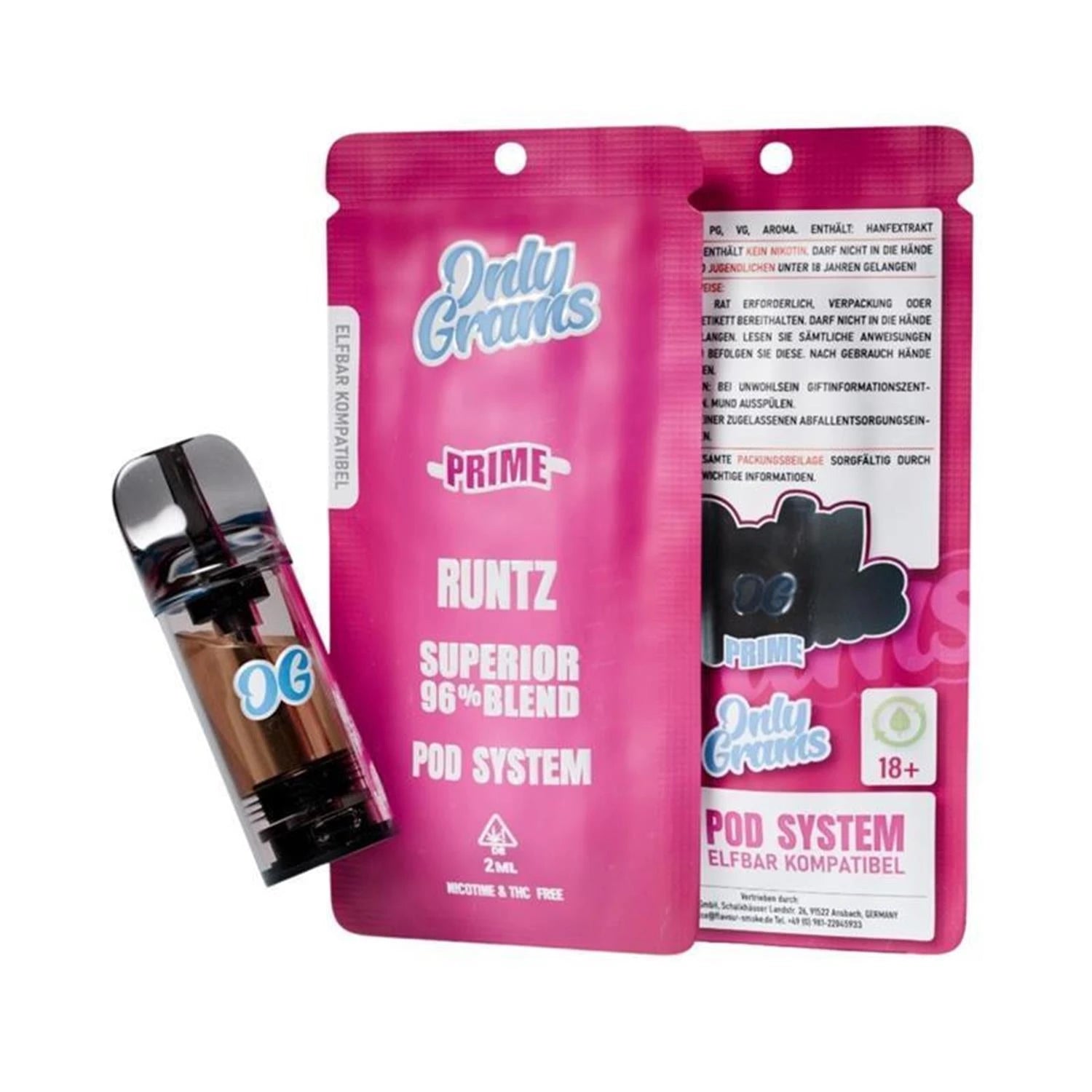 OnlyGrams Superior Blend 96% Pod 2ml OnlyGrams