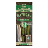King Palm PreRolled Palm Cones (3 Stück) - Natural King Palm