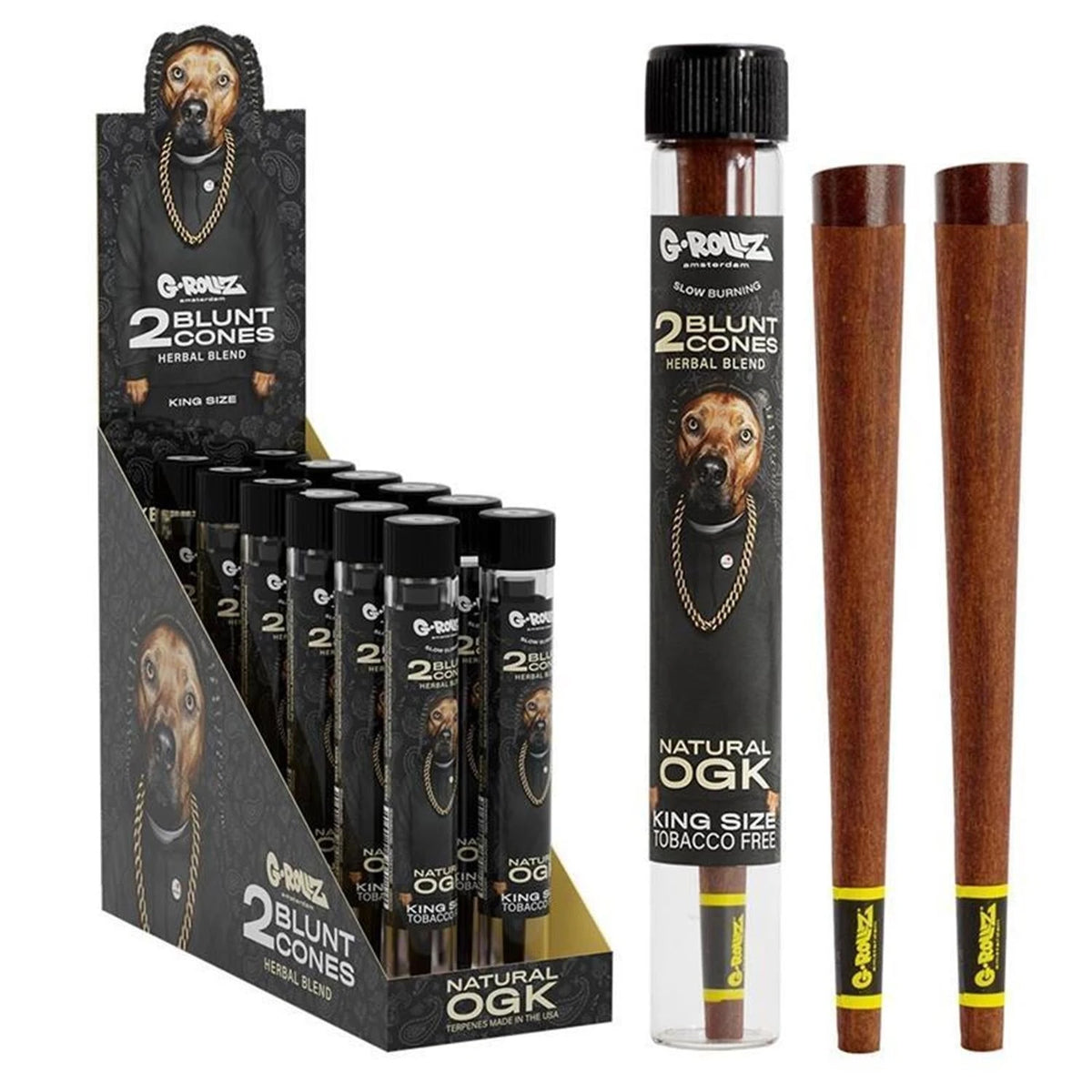 G-Rollz - The Dog - Natural OGK 2er Pack G-Rollz