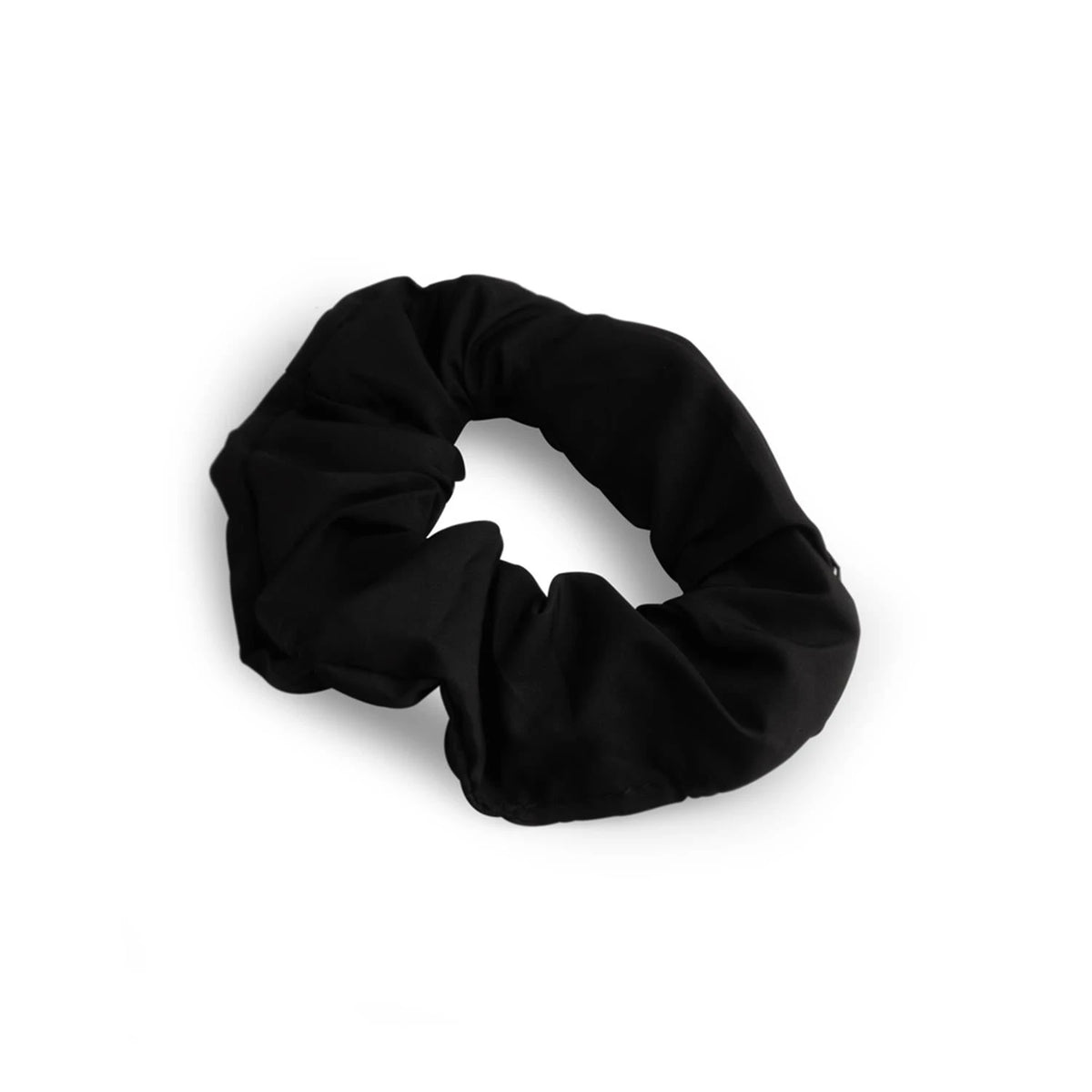 PURIZE Haargummi in Schwarz, Scrunchie aus Stoff mit verstecktem Reißverschluss-Fach