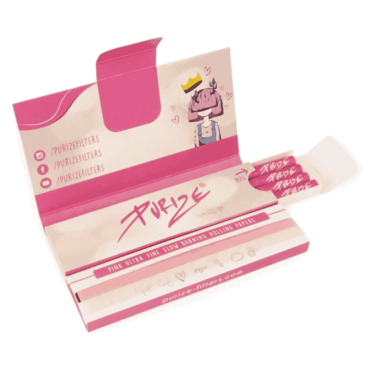 PURIZE Papesn Tips (Green/Pink) PURIZE