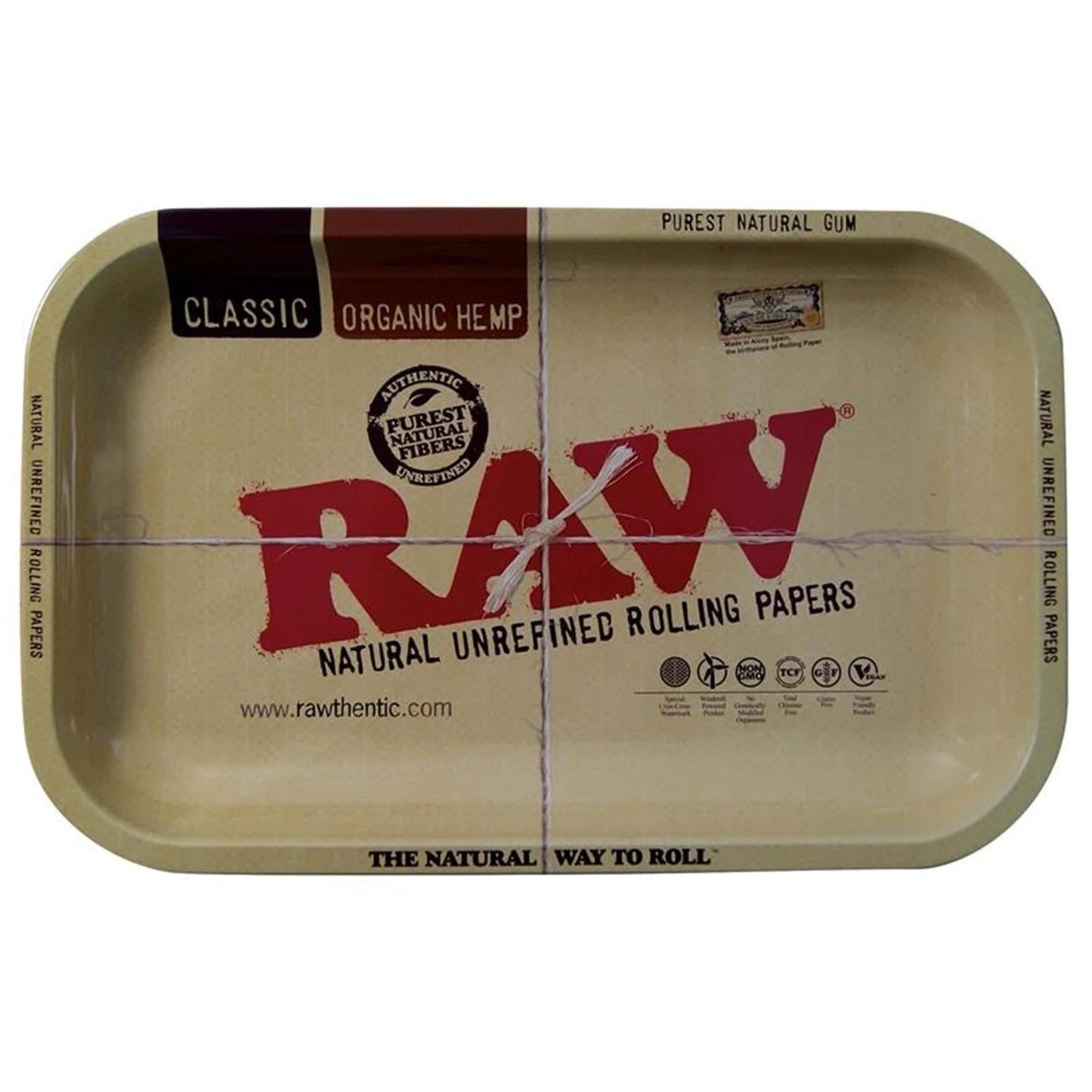 RAW Metal Rolling Tray Classic Small 27,5 x 17,5 cm RAW
