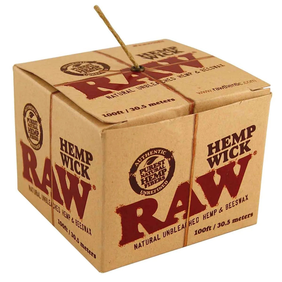 RAW Hemp Wick 30,5 Meter RAW