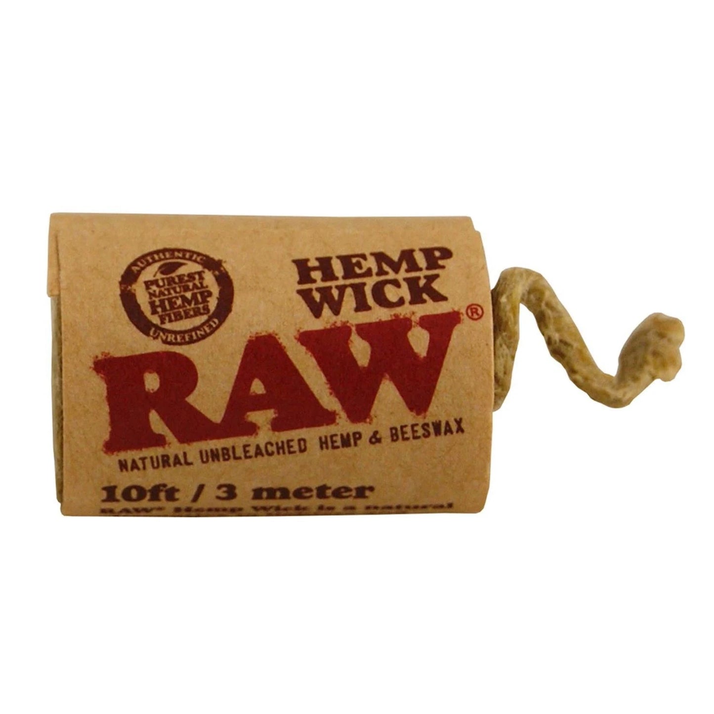 RAW Hemp Wick 3 Meter RAW