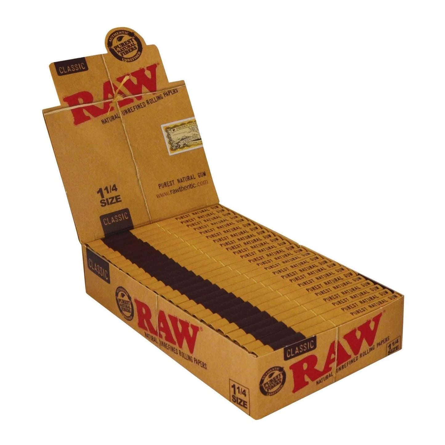 RAW Classic Papers 1 1/4 Size - 50 Blättchen RAW