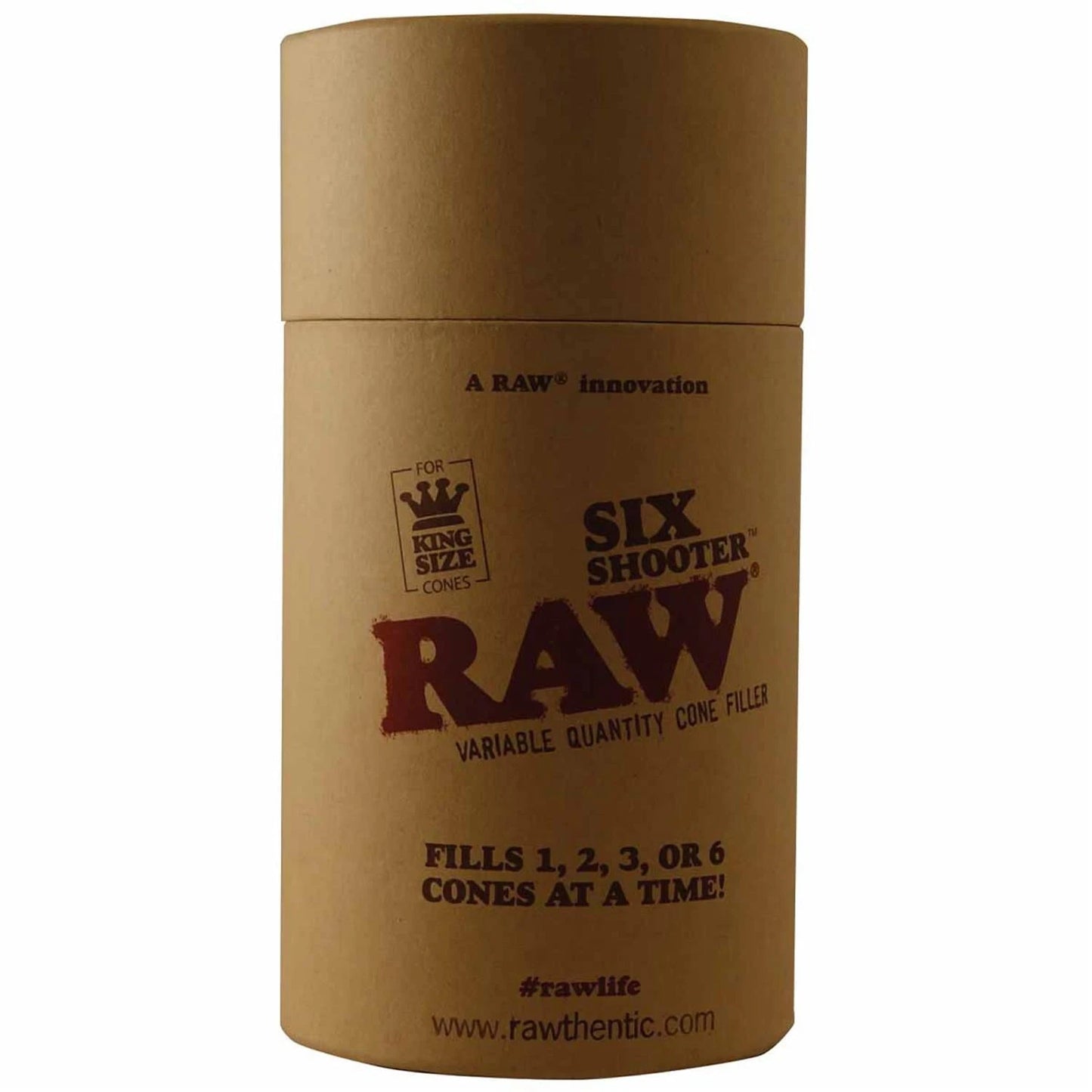 RAW Six Shooter Cone Filler - King Size RAW