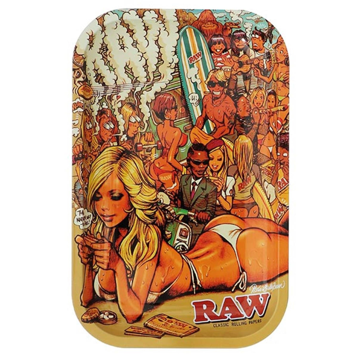 RAW Summer Rolling Tray Small 27,5 x 17,5 cm RAW