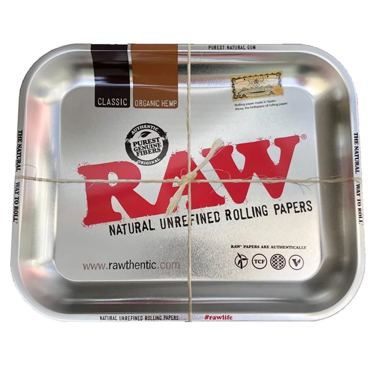 RAW Metal Rolling Tray Metallic Large 34,0 x 27,5 cm RAW
