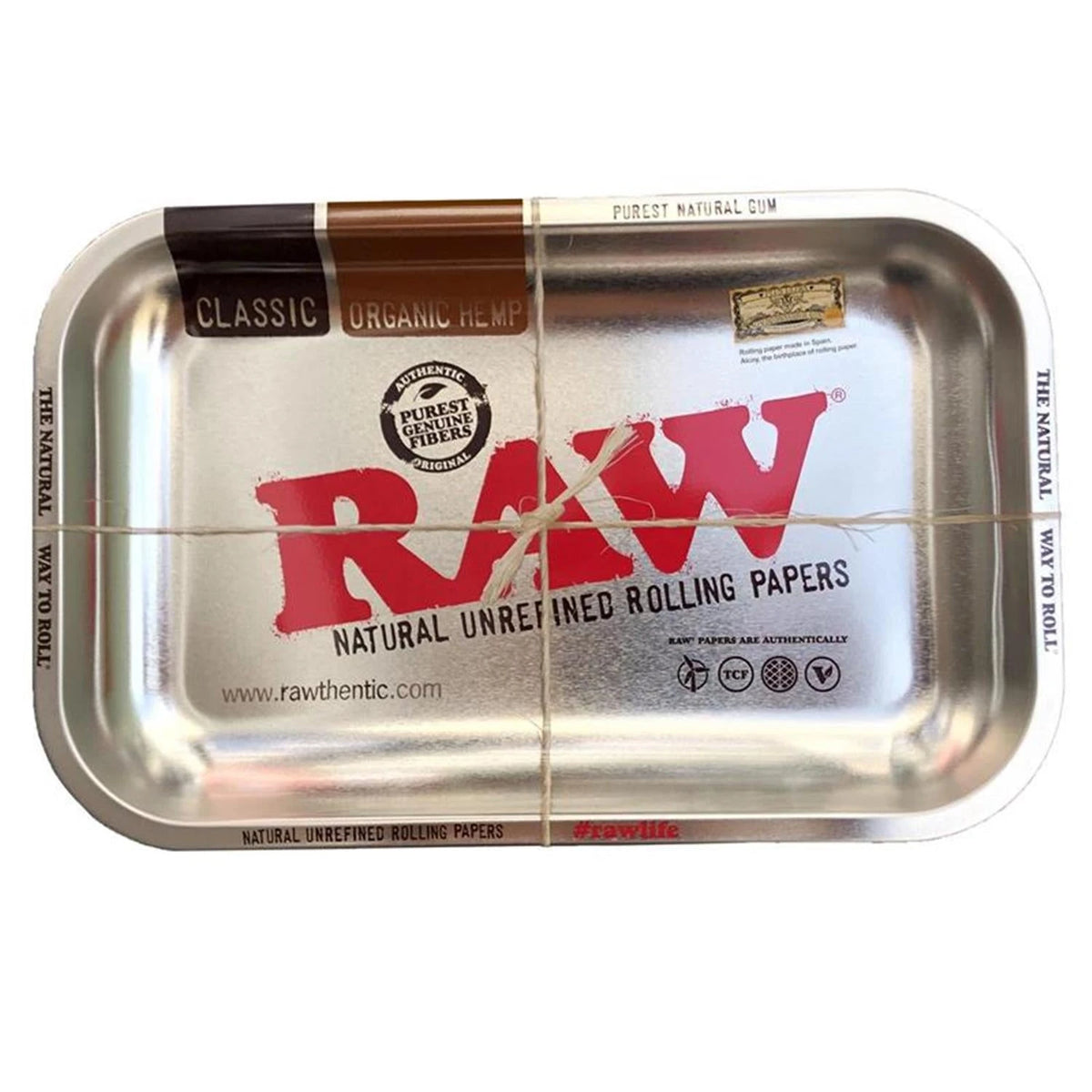 RAW Metal Rolling Tray Metallic Small 27,5 x 17,5 cm RAW