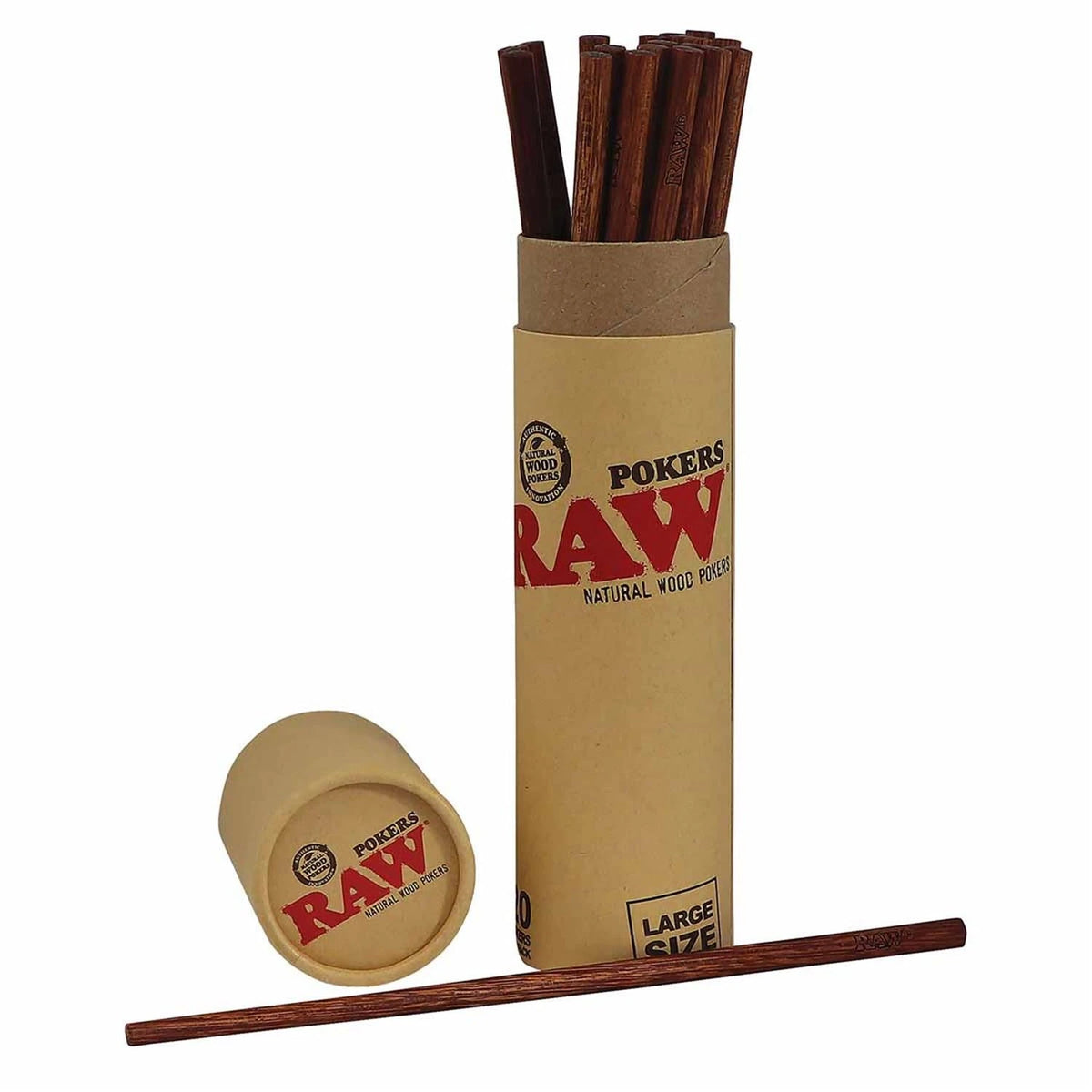 RAW Wooden Poker Large 22cm RAW