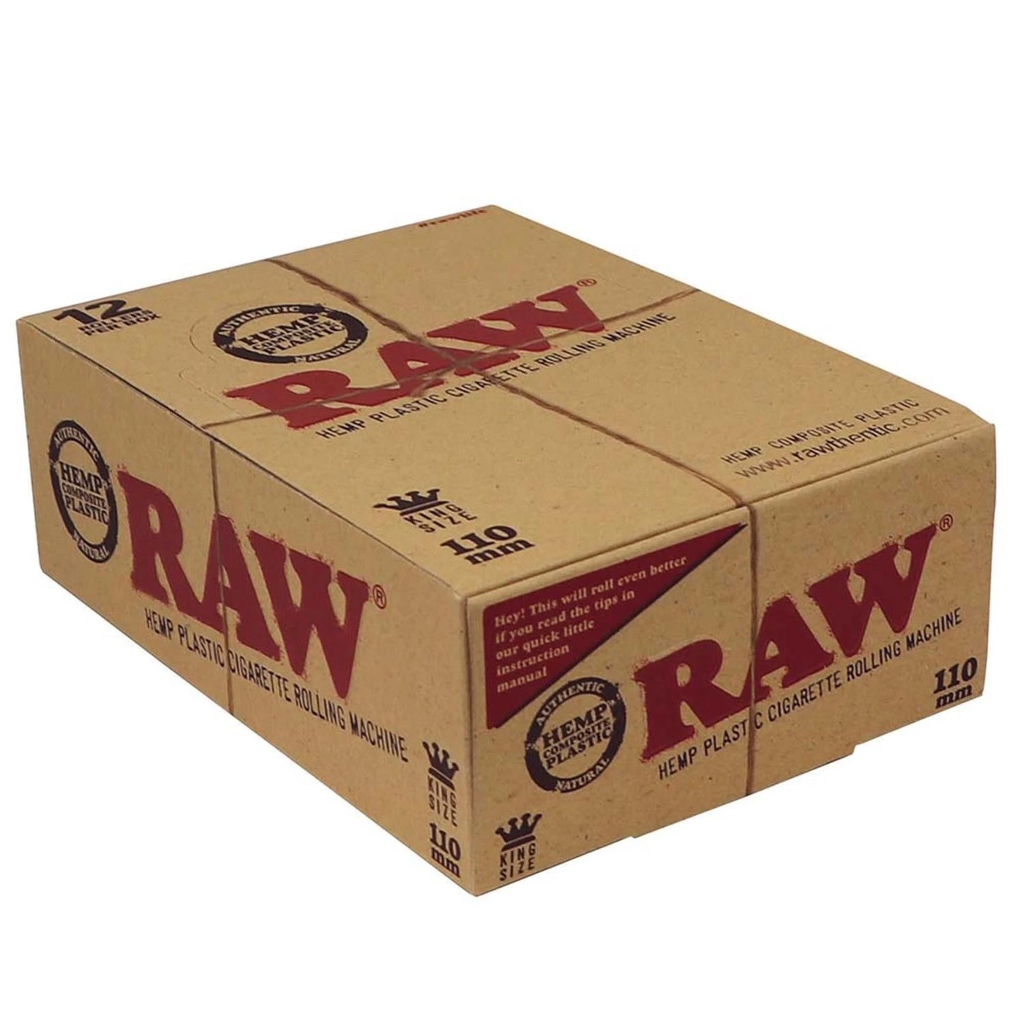 RAW Hanfplastik Drehmaschine King Size 110mm RAW