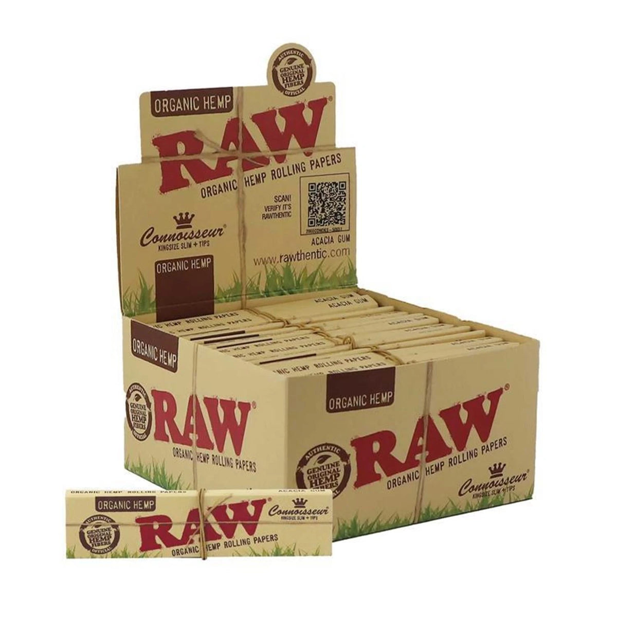 RAW Classic Connoisseur Papers King Size Slim + Tips RAW
