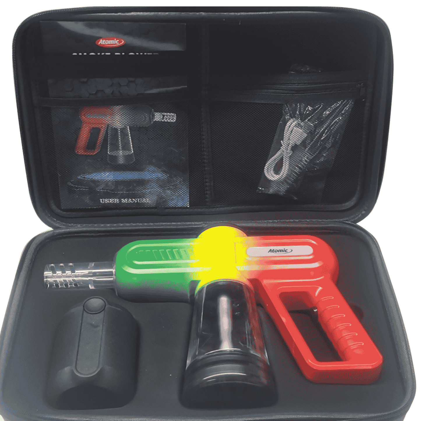 Smoke Blower - Rasta + Tragetasche Atomic