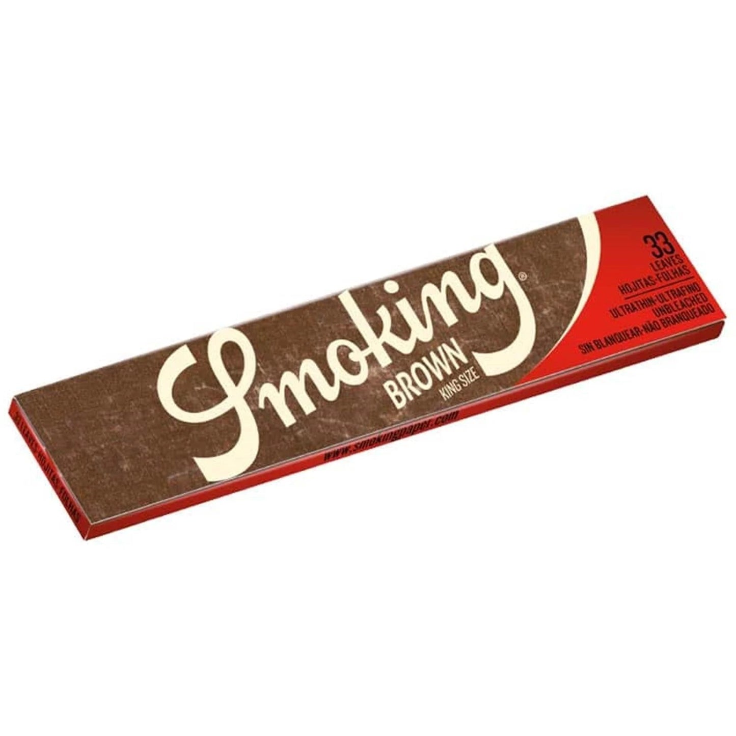 Smoking Brown King Size Slim Papers Smoking