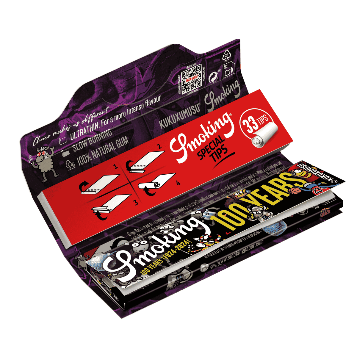 Smoking Kukuxumusu Papers KS + Tips (100th year anniversary) Smoking