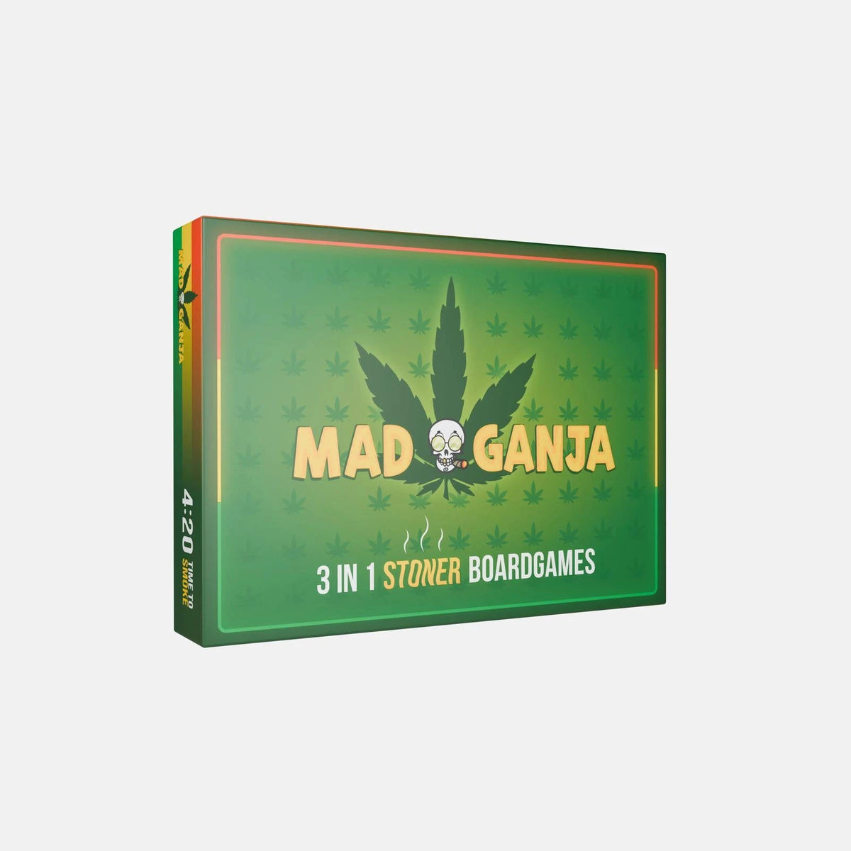 Mad Ganja - Party Cannabis Brettspiel 3 in 1 Mad Party Games