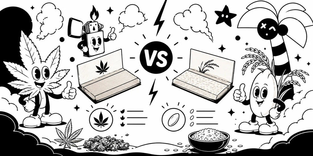 Hanfpapier vs. Reispapier: Papers-Material Vergleich Herb Shuttles