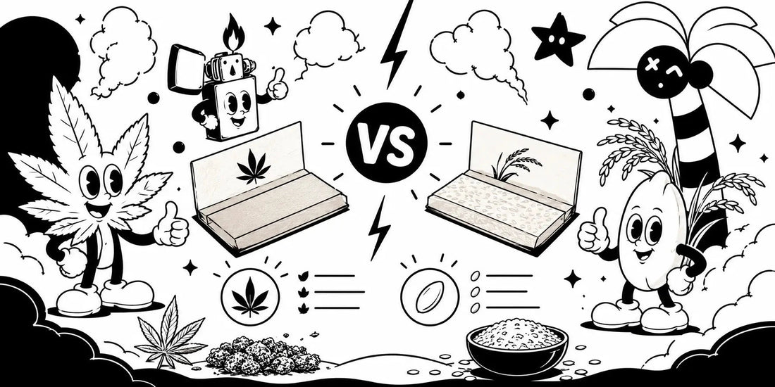 Hanfpapier vs. Reispapier: Papers-Material Vergleich Herb Shuttles