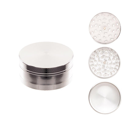 Atomic Metal Grinder 3-teilig - 50mm - Chrom