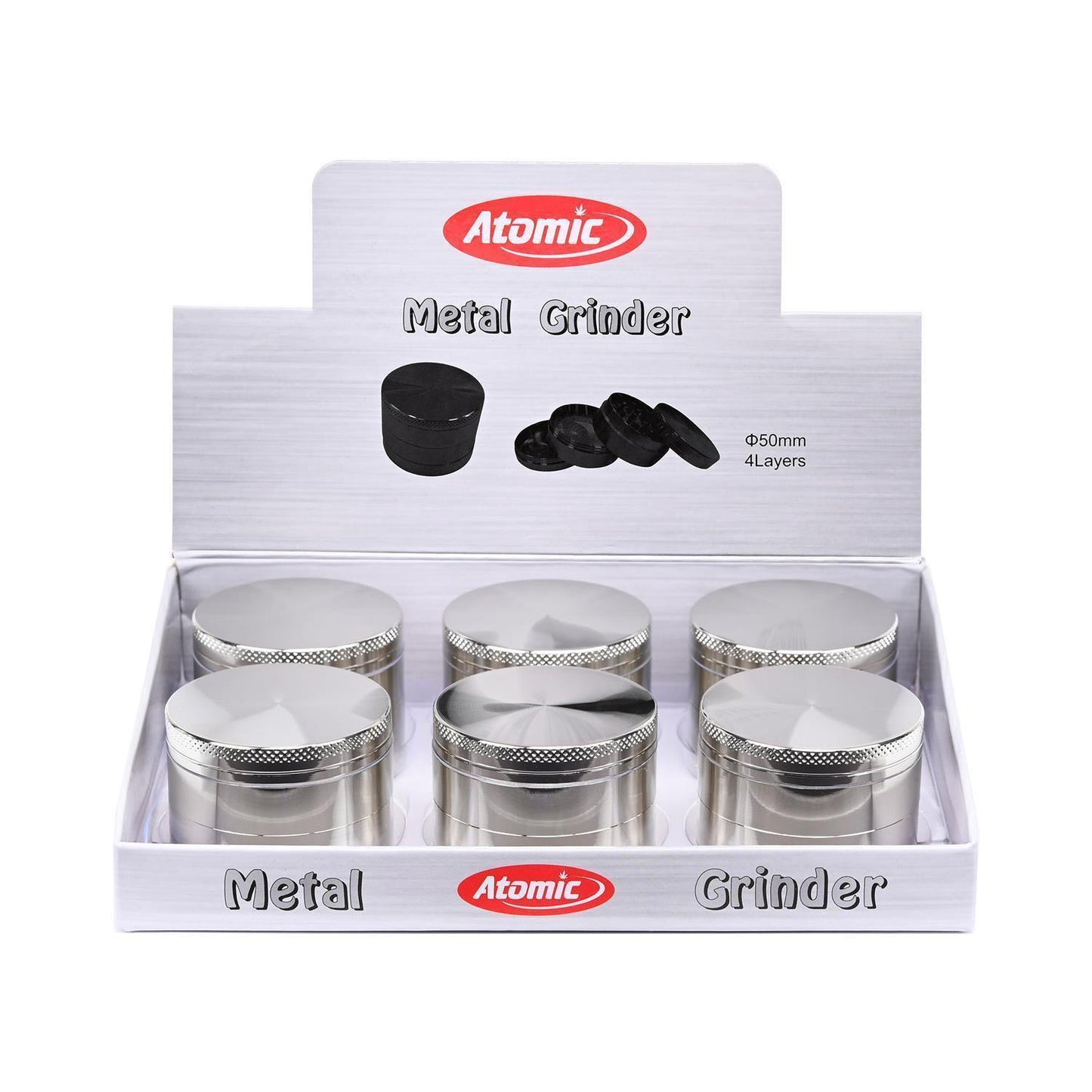 Atomic Metal Grinder 4-teilig - 50mm