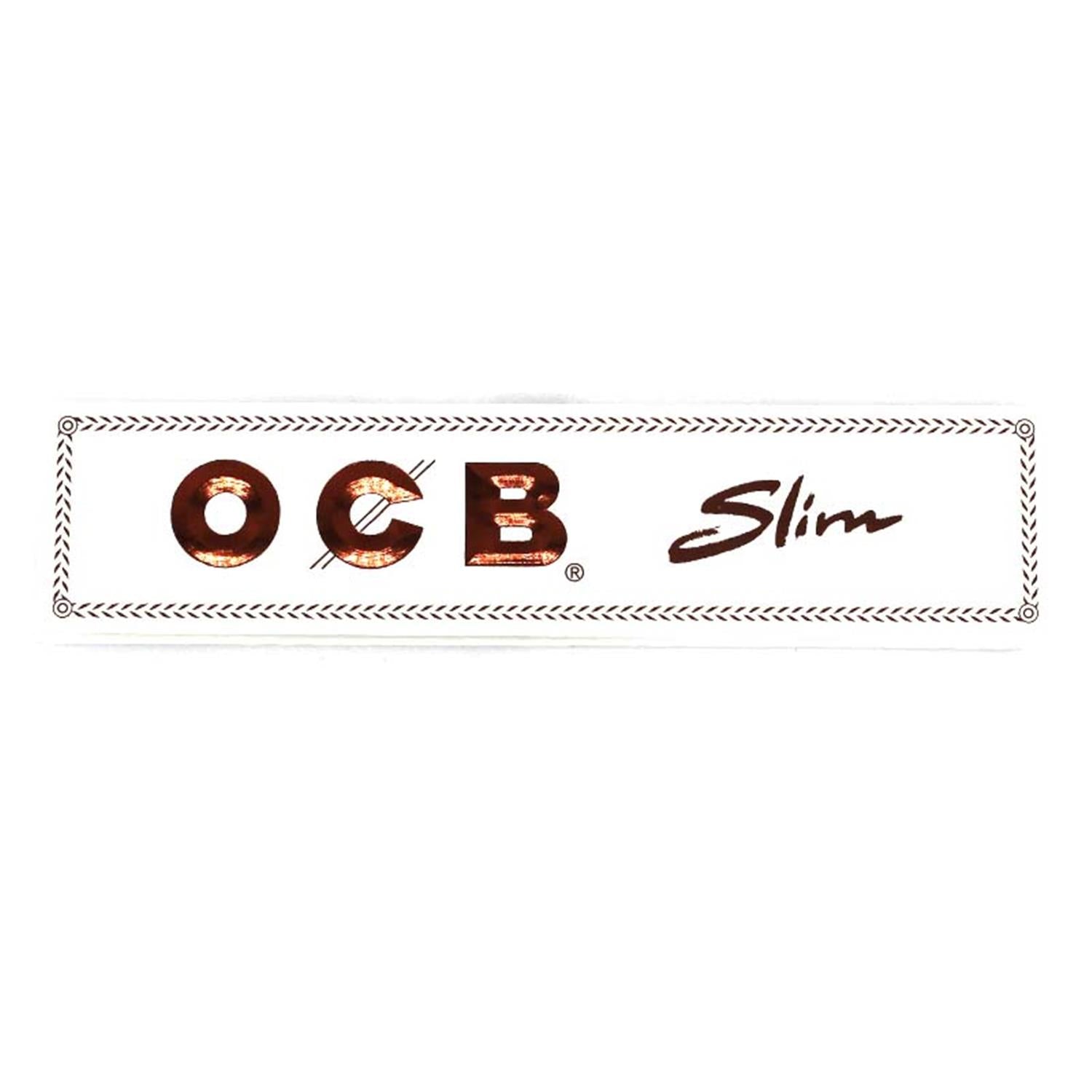 OCB Weiß Long Slim Papers - 32 Blättchen - 109 x 44 mm
