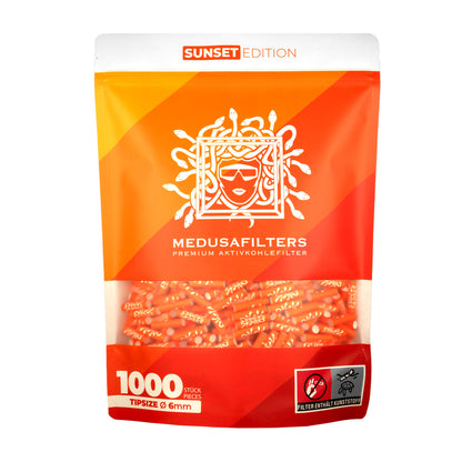 Medusafilters Aktivkohlefilter (1000 Stück) - verschiedene Farben