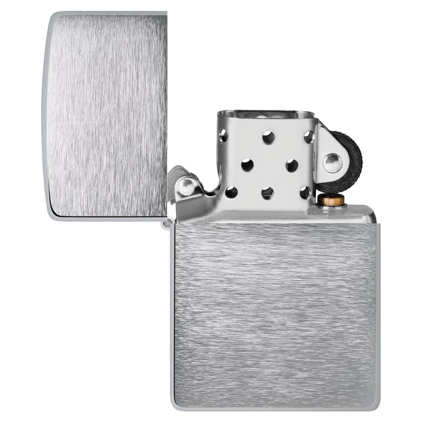 Zippo Benzinfeuerzeug BRUSHED CHROME