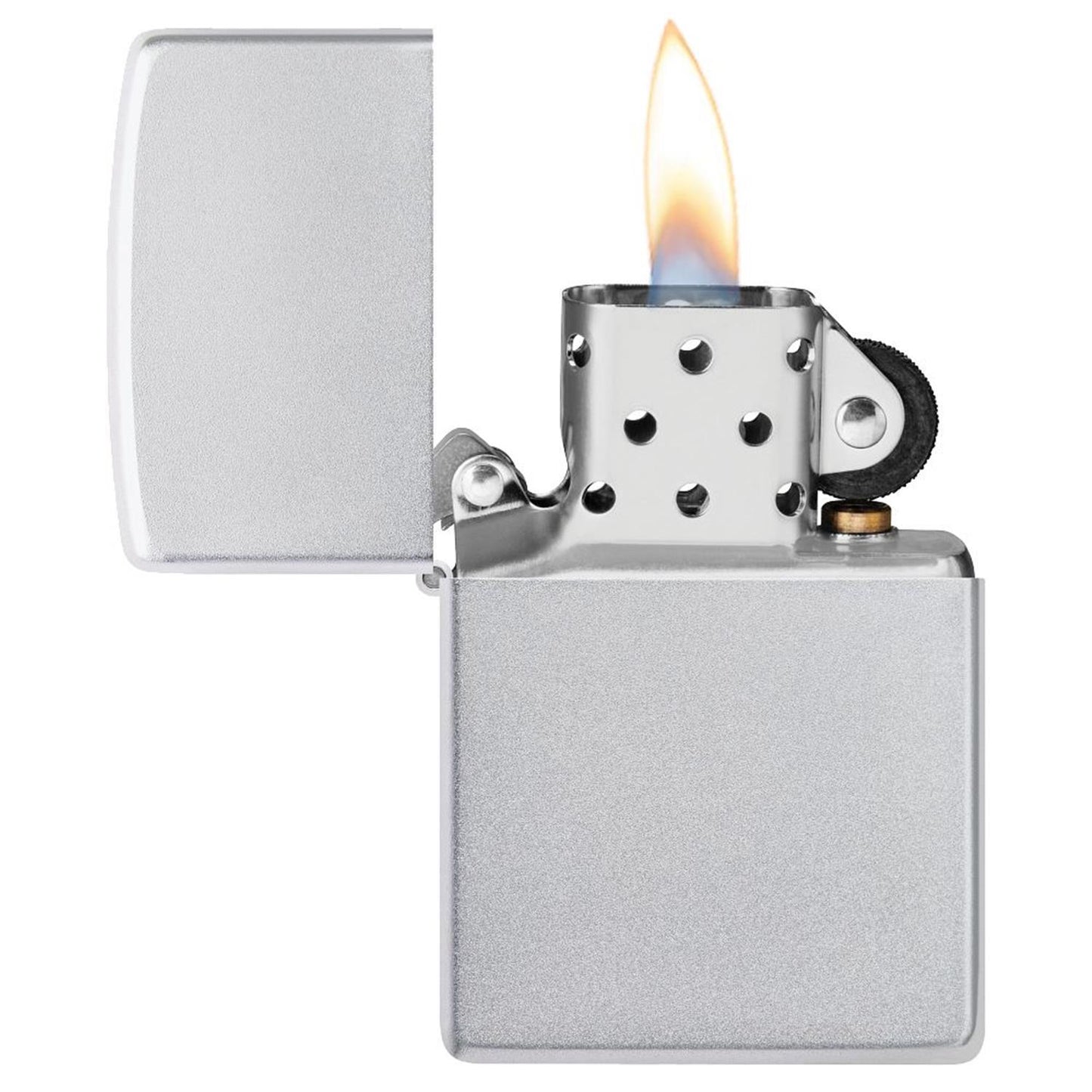 Zippo Benzinfeuerzeug SATIN CHROME