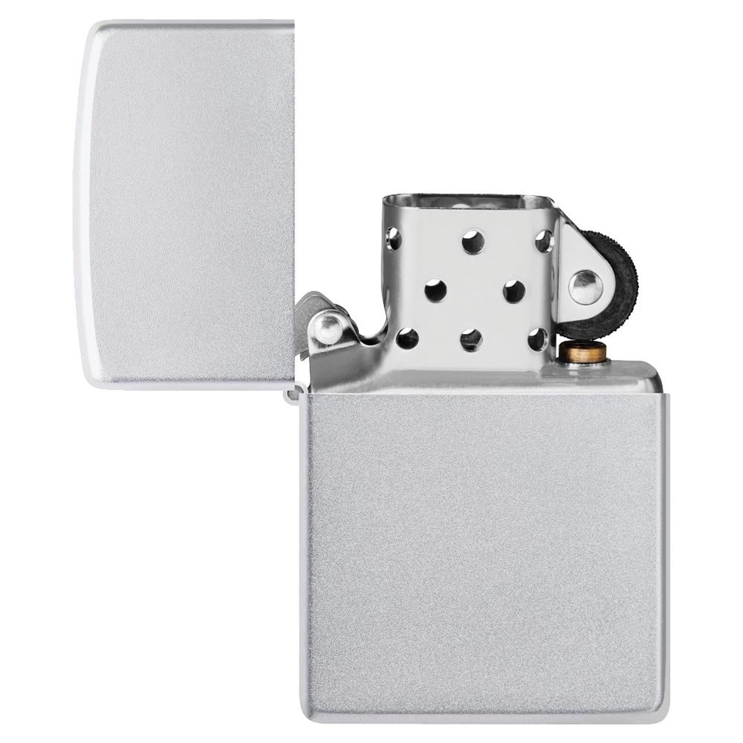 Zippo Benzinfeuerzeug SATIN CHROME