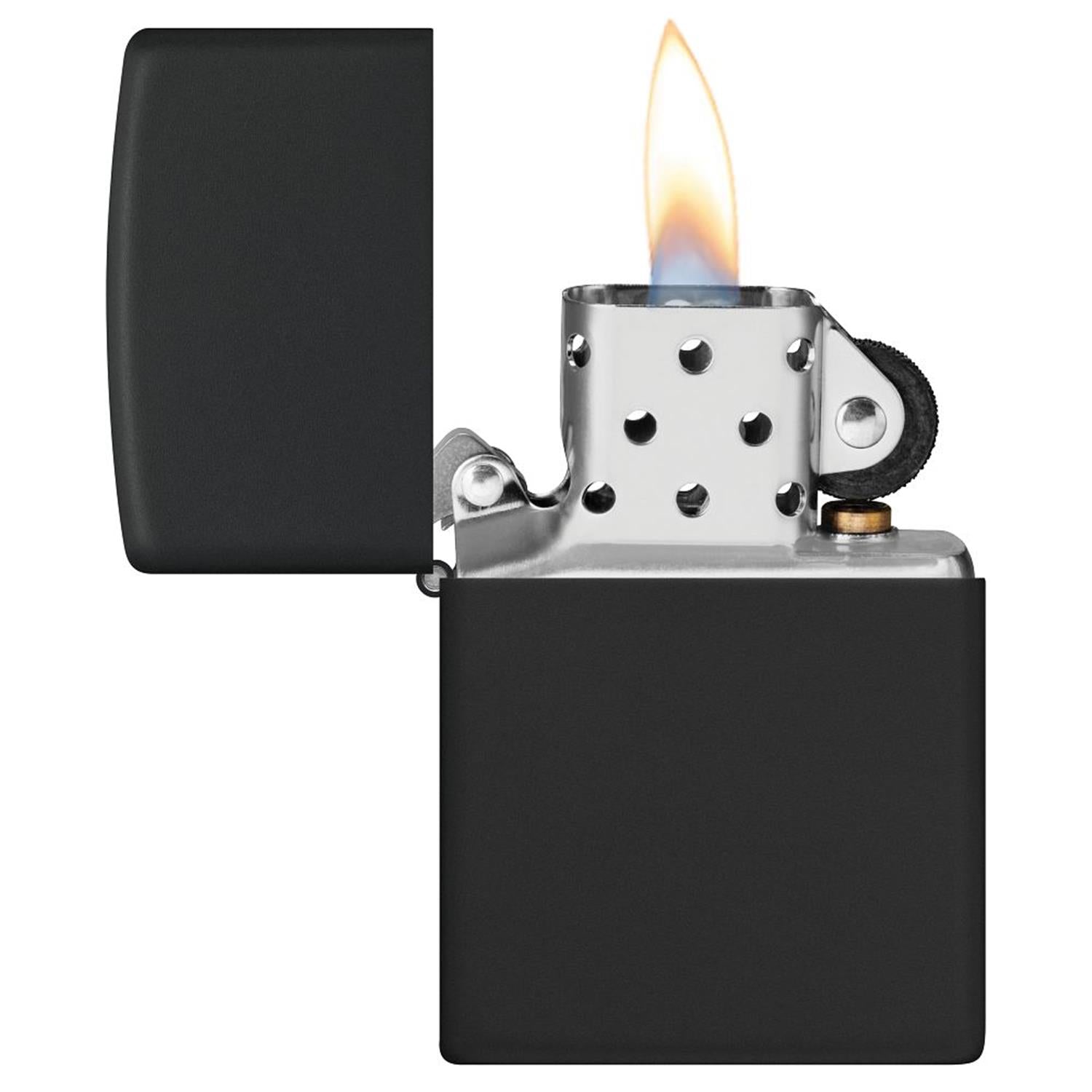 Zippo Benzinfeuerzeug BLACK MATTE