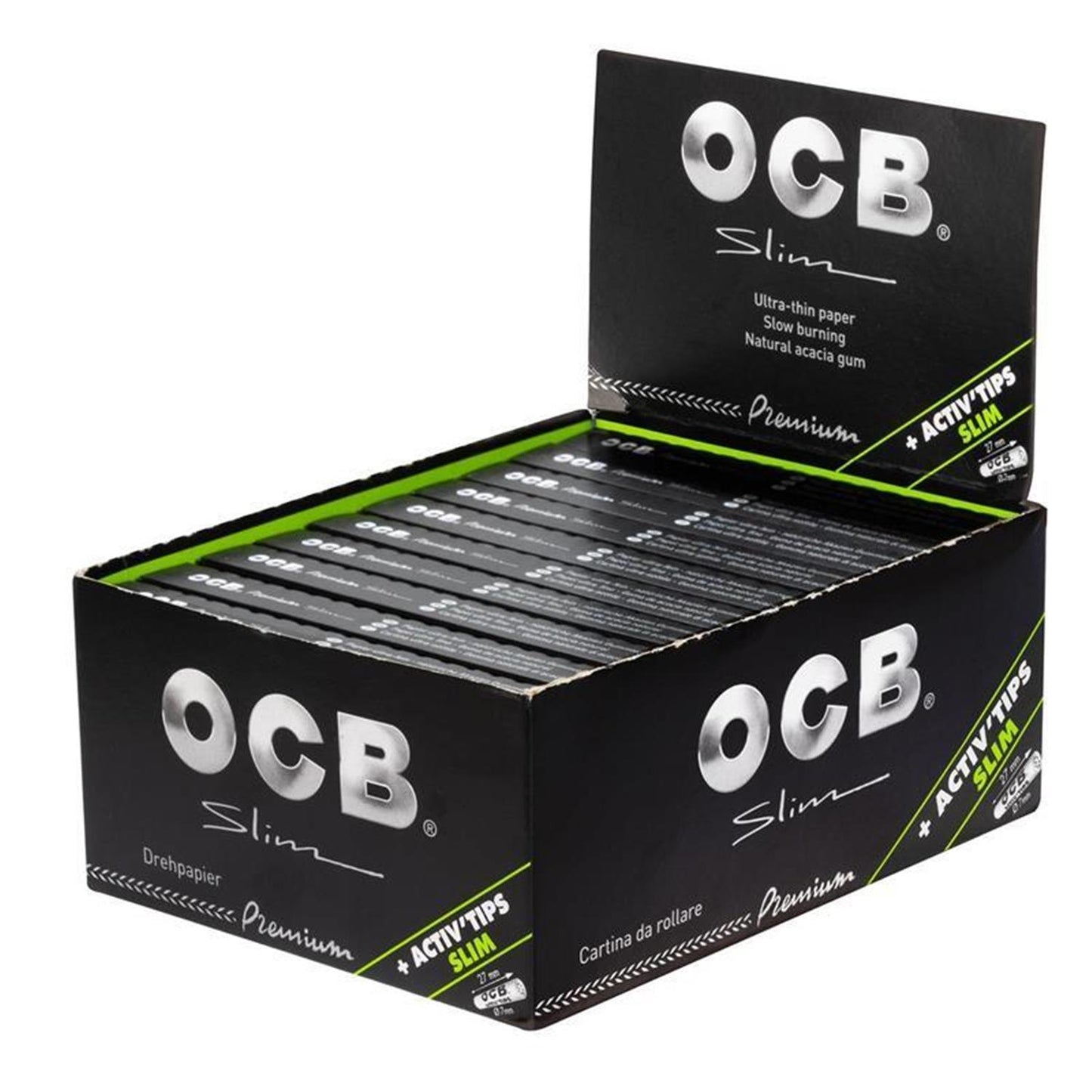 OCB Papes mit Aktivkohlefilter (32 Papes + 8 Filter)