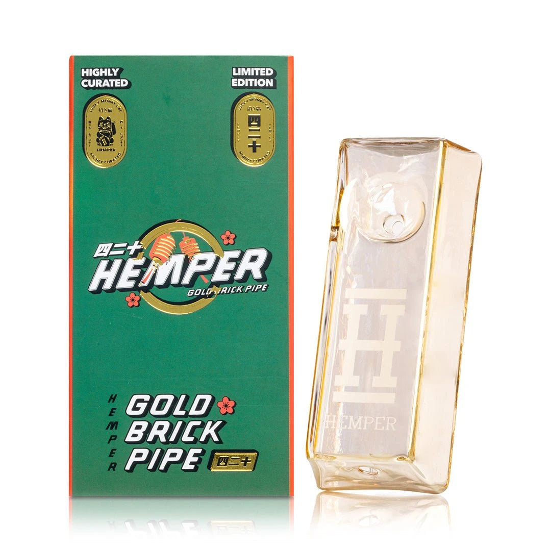 Hemper Gold Brick Handpipe Hemper