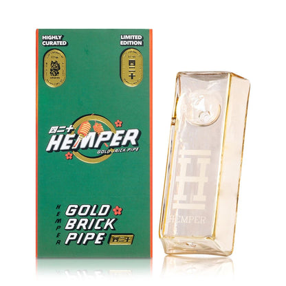 Hemper Gold Brick Handpipe Hemper