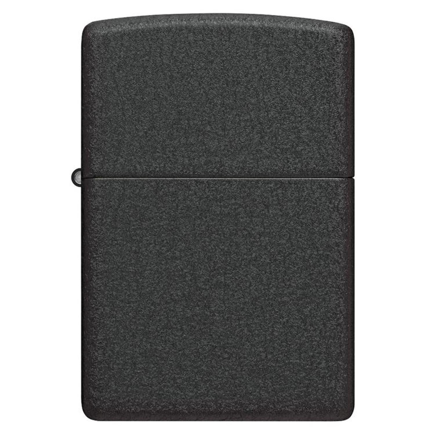 Zippo Benzinfeuerzeug BLACK CRACKLE