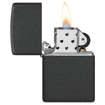 Zippo Benzinfeuerzeug BLACK CRACKLE