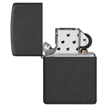 Zippo Benzinfeuerzeug BLACK CRACKLE