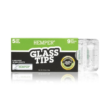 Hemper Glasfilter Tips 6mm (5 Stück)