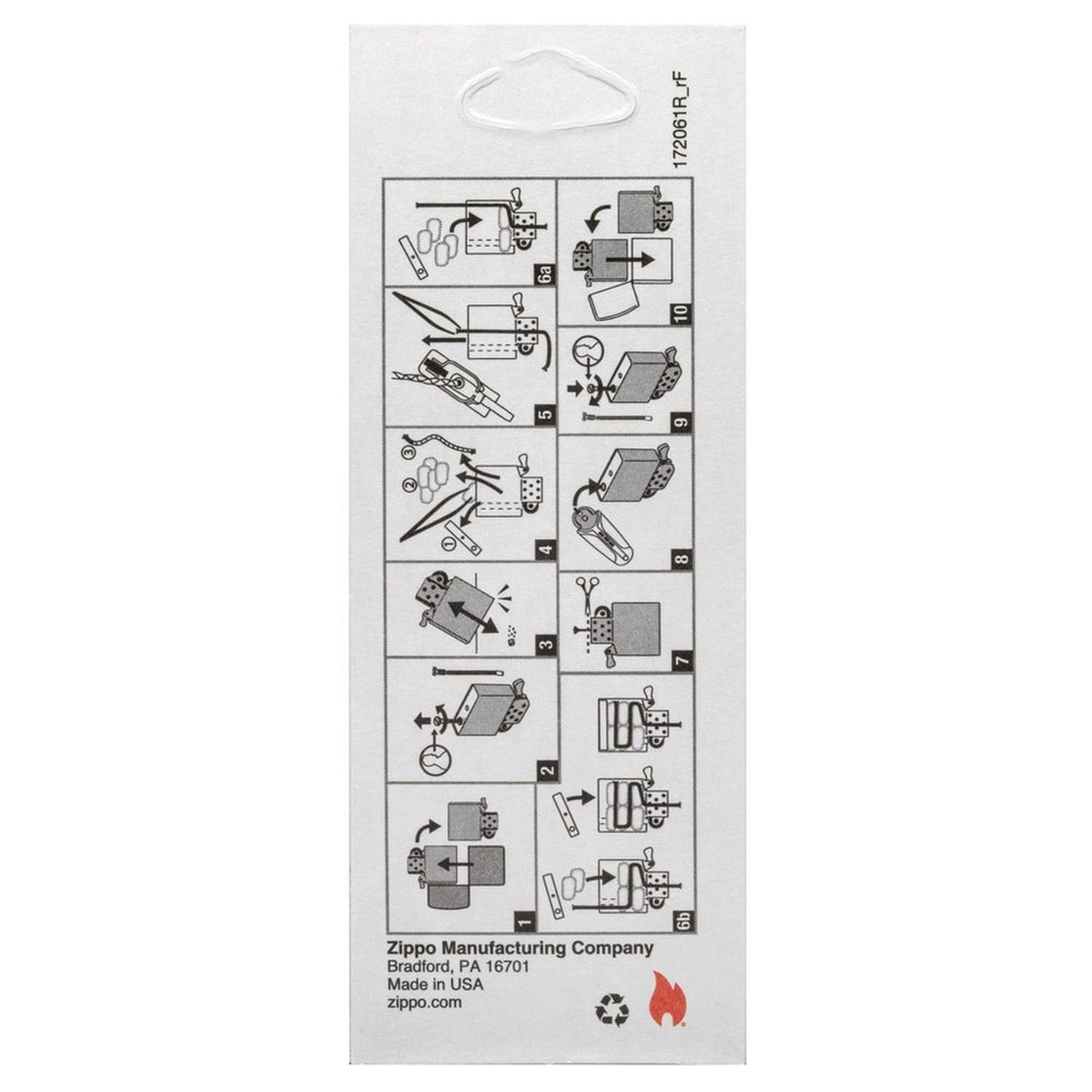 Zippo Ersatzdocht 2425G WICK CARD SINGLE UNIT