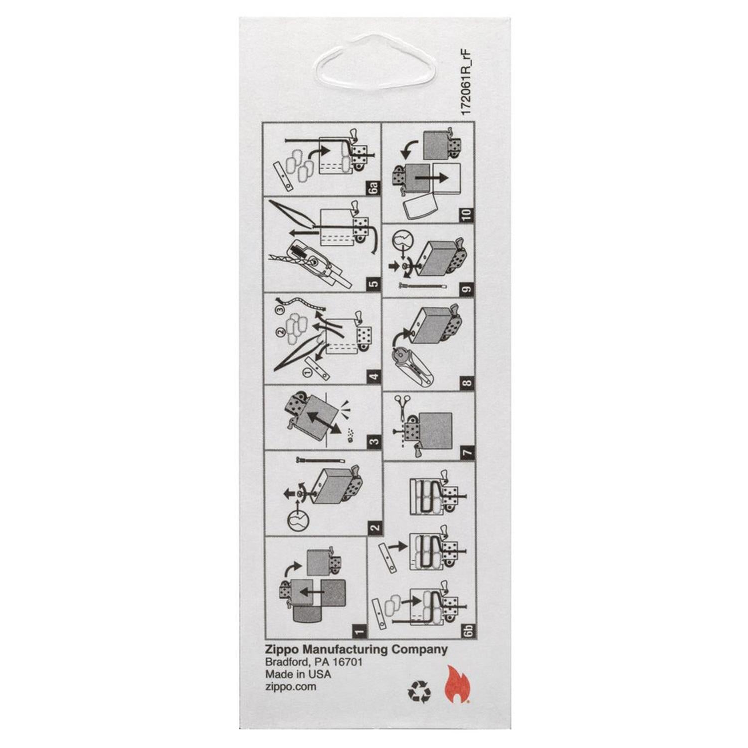 Zippo Ersatzdocht 2425G WICK CARD SINGLE UNIT