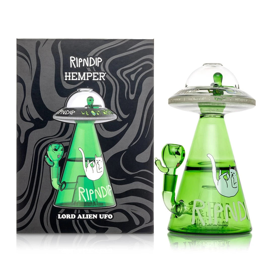 RIPNDIP X HEMPER Lord Alien UFO Bong Hemper