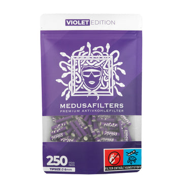 Medusafilters Aktivkohlefilter 6mm (250 Stück) - verschiedene Farben