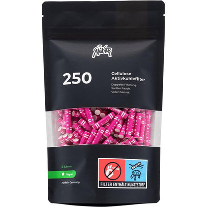 Kailar Aktivkohlefilter Cellulose Slim 6mm (250 Stück)