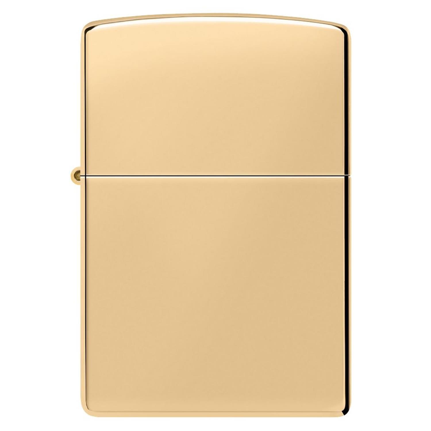 Zippo Benzinfeuerzeug BRASS HIGH POLISHED