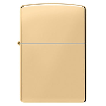 Zippo Benzinfeuerzeug BRASS HIGH POLISHED