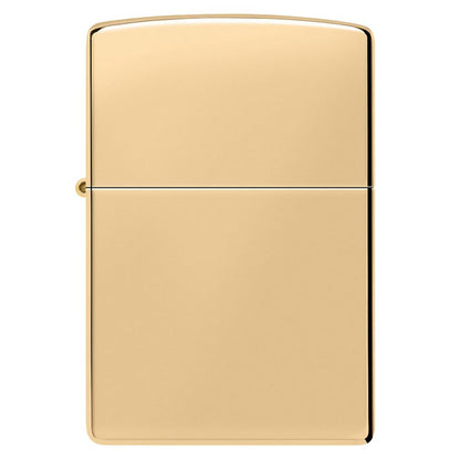 Zippo Benzinfeuerzeug BRASS HIGH POLISHED