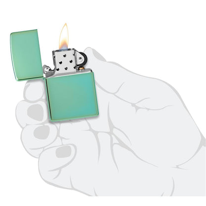 Zippo Benzinfeuerzeug CHAMELEON (High Polish Green)