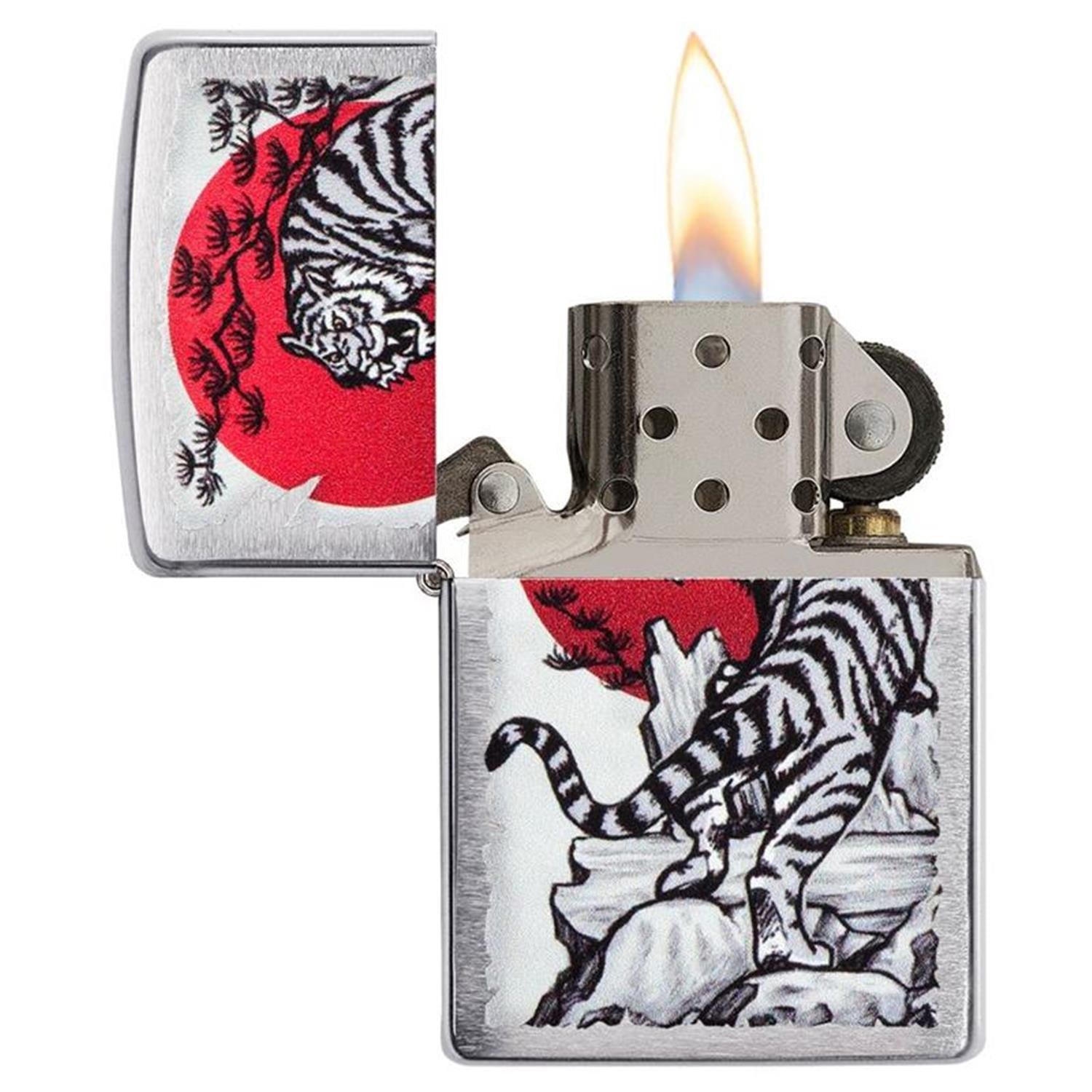 Zippo Benzinfeuerzeug Japan Tiger (200 Asian Tiger Design)