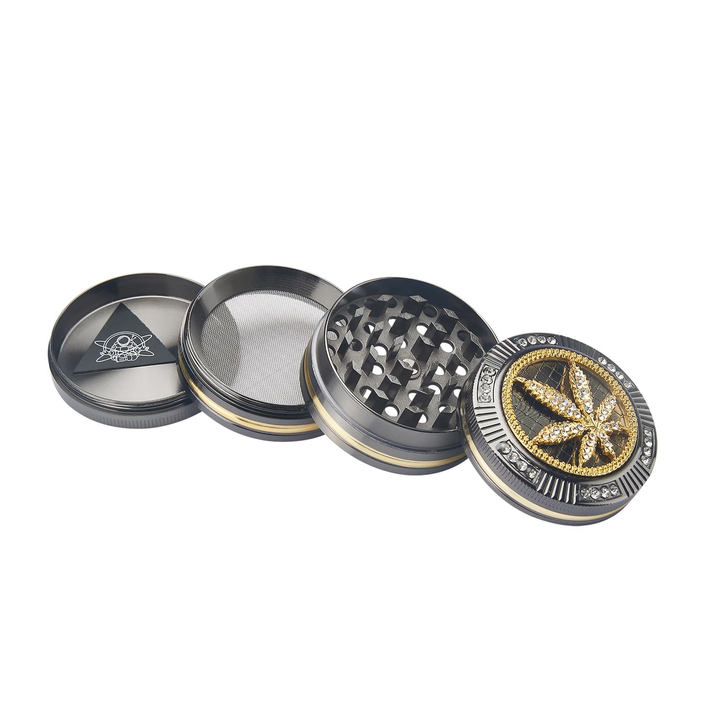 Champ High Grinder Bling Bling Leaf 4-teilig ø 50 mm