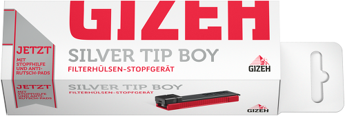 GIZEH Silver Tip Boy | Zigaretten-Stopfmaschine