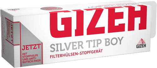 GIZEH Silver Tip Boy | Zigaretten-Stopfmaschine